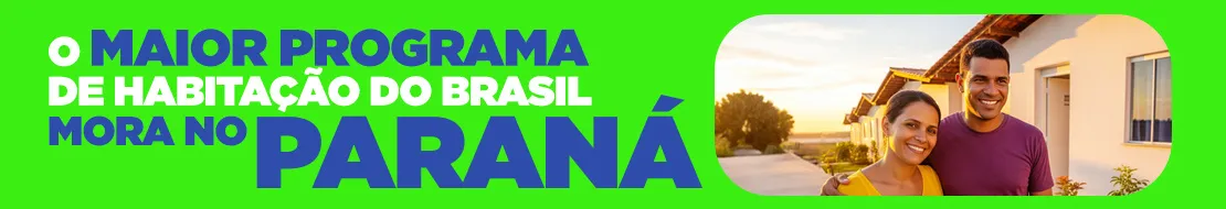 O maior programa de habitação do Brasil mora no Paraná.